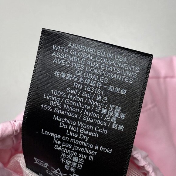 Rhude Men’s Embroidered Logo Swim Shorts Size L Dust Pink - Picture 4 of 8